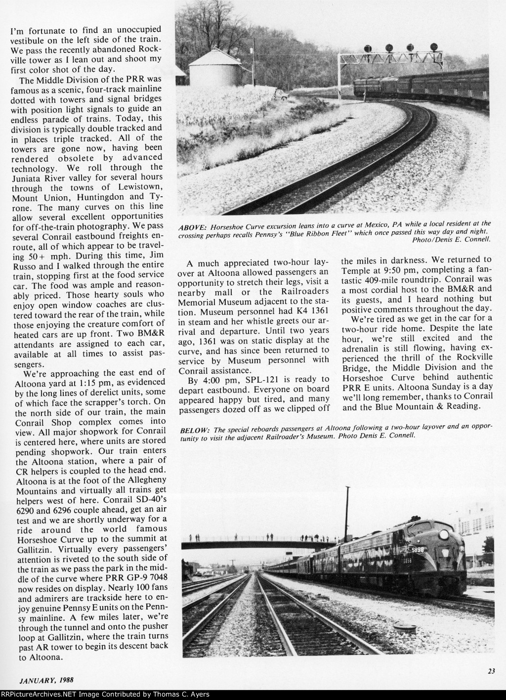 "Altoona Sunday," Page 23, 1988